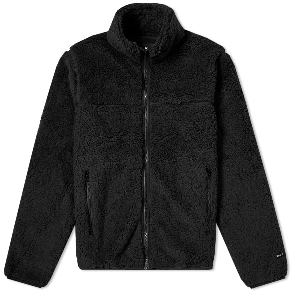 Stussy Sherpa Mock Black | END.