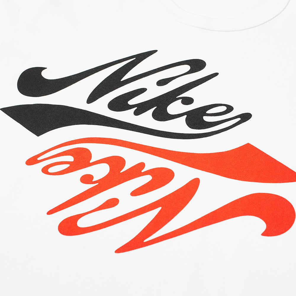Comme des Garcons Black x Nike Script Logo Tee White | END. (US)