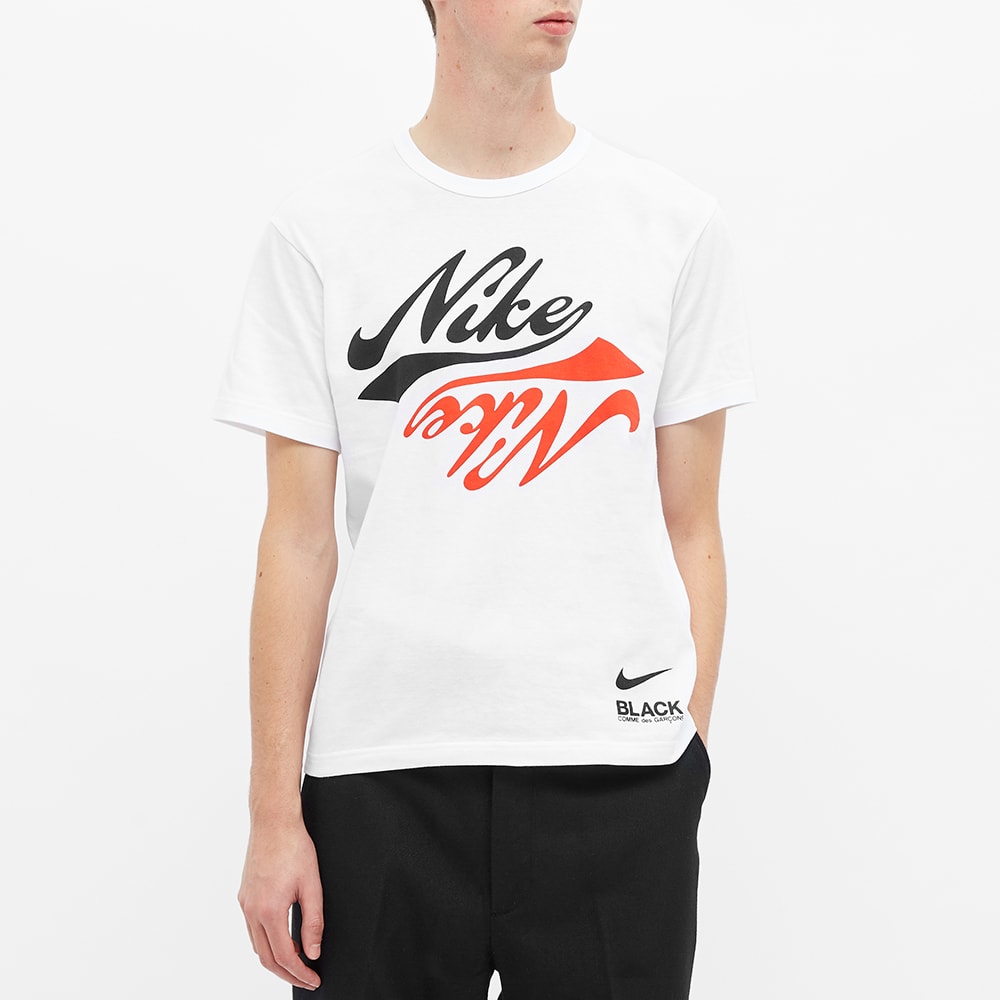 comme des garcons nike t shirt