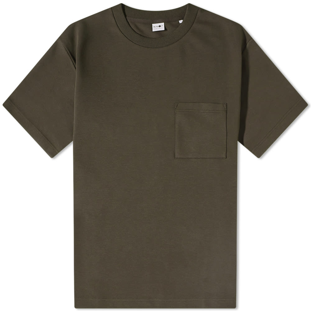 NN07 Nat Pocket TShirt Army END. (GB)