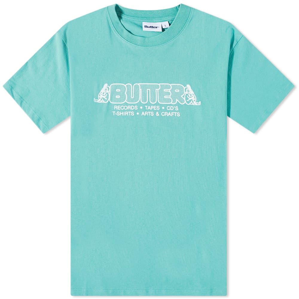 【BUTTER GOODS】 Organic Tee : Sea Foam Butter Goods Crafts T-Shirt Seafoam | END. (CA)