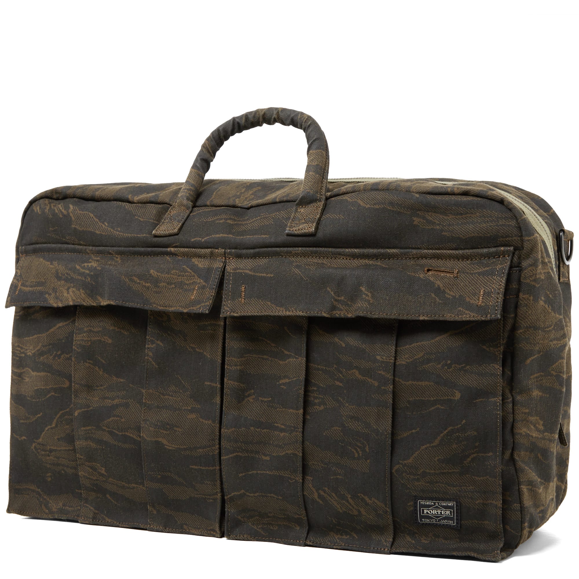 Porter Yoshida Co Tiger Camo Boston Bag