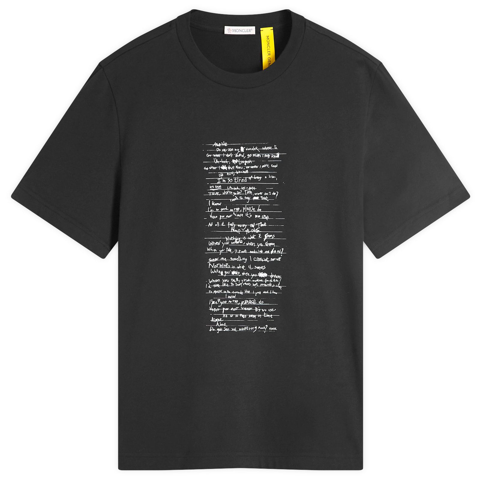 Moncler Tシャツ Willow Smith Cotton T-Shirt ★関税込 Moncler Genius x Willow Smith T-Shirt Black | END. (CA)