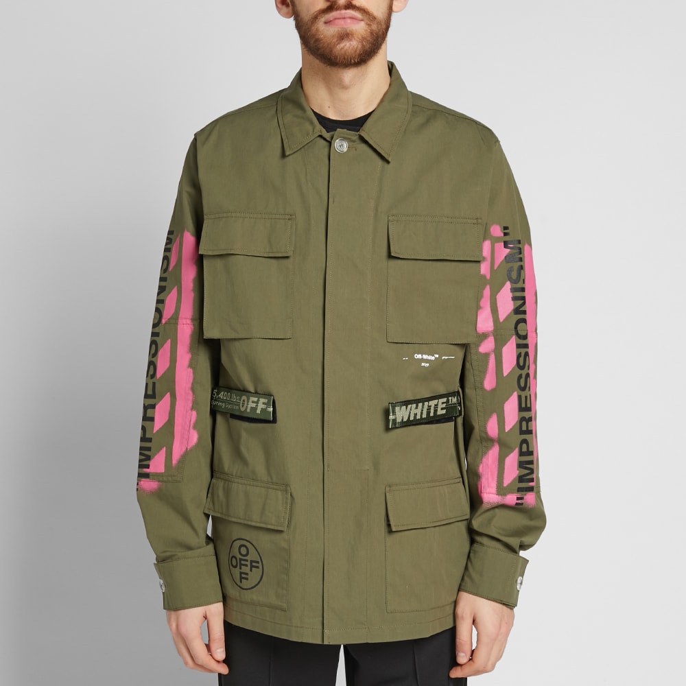 field jacket off white