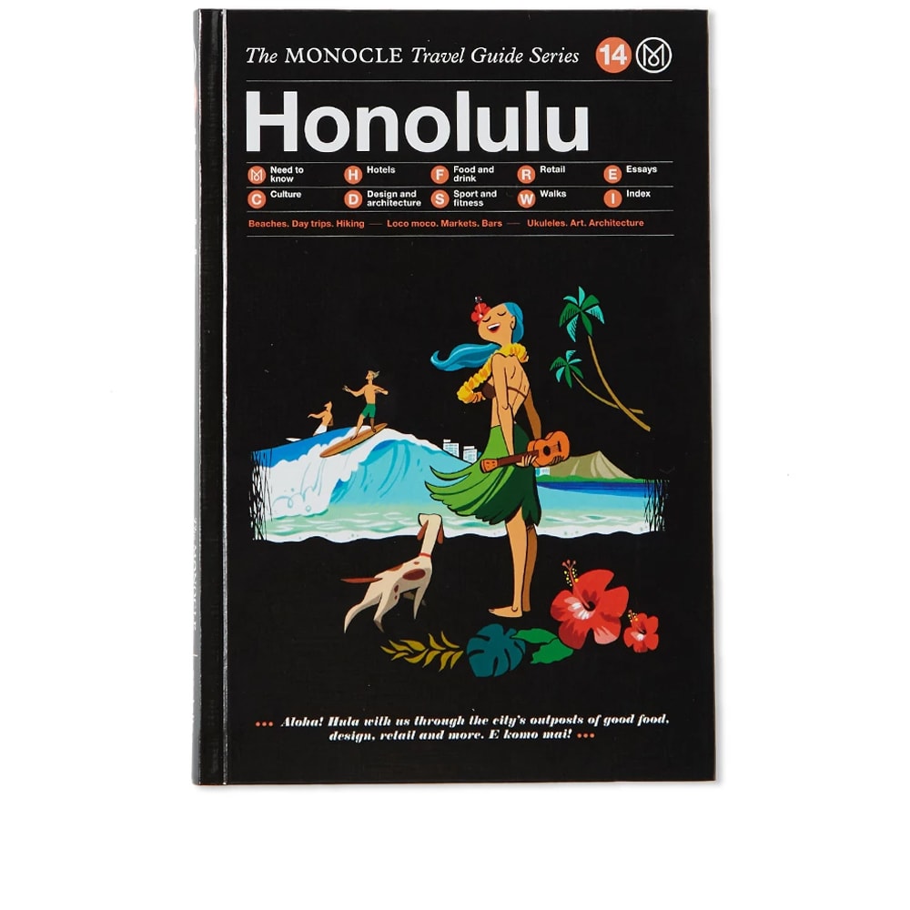 Peeling back the picture-postcard images of hula girls, tiki cups and floral garlands, Monocle look at the Hawaiian capital of Honolulu in a new light in this edition of their ever-popular travel guide. Say ‘Aloha’ to a dynamic urban centre nestled in one of the most beautiful landscapes on Earth and explore this tropical city that has long captured the hearts of the adventurous.