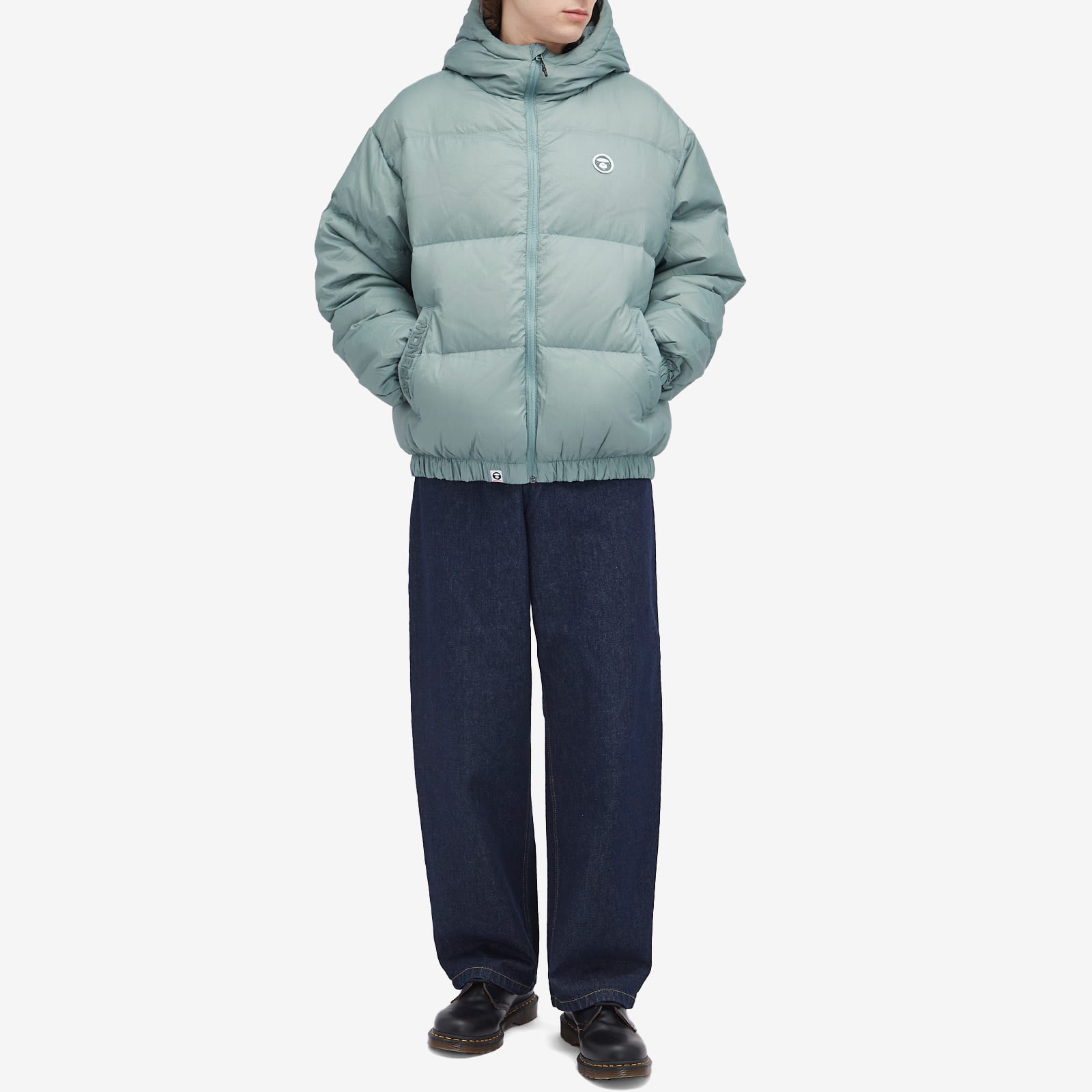 AAPE NOW DOWN JACKET(camouflage) AAPE Moonface camo zip down 