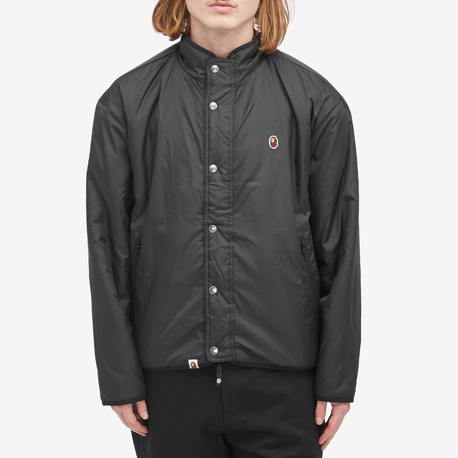 A Bathing Ape Men's ABC Camo Boa Reversible Jacket Green - Curated Menswear