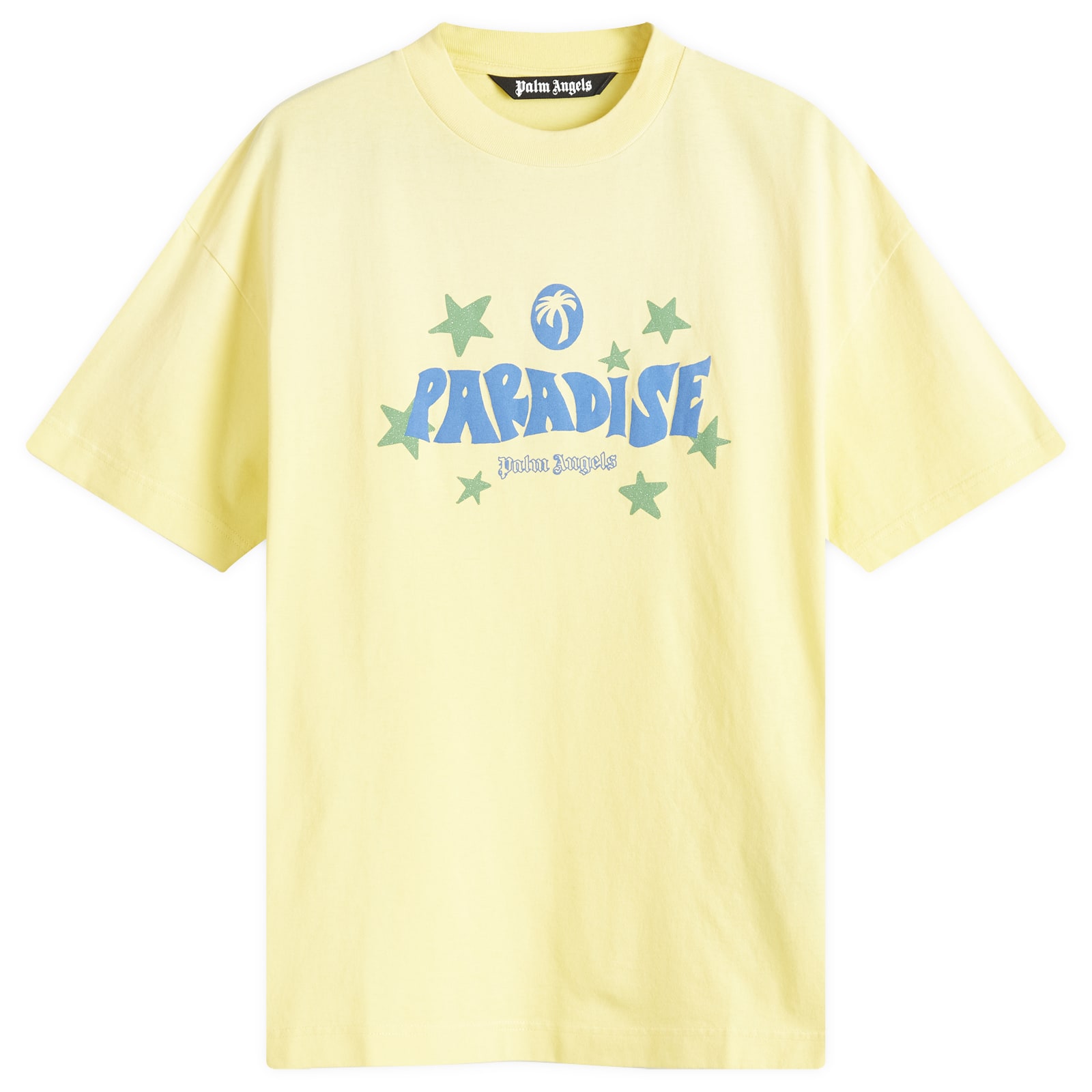Palm Angels Paradise Palm T-Shirt Yellow | END. (AR)