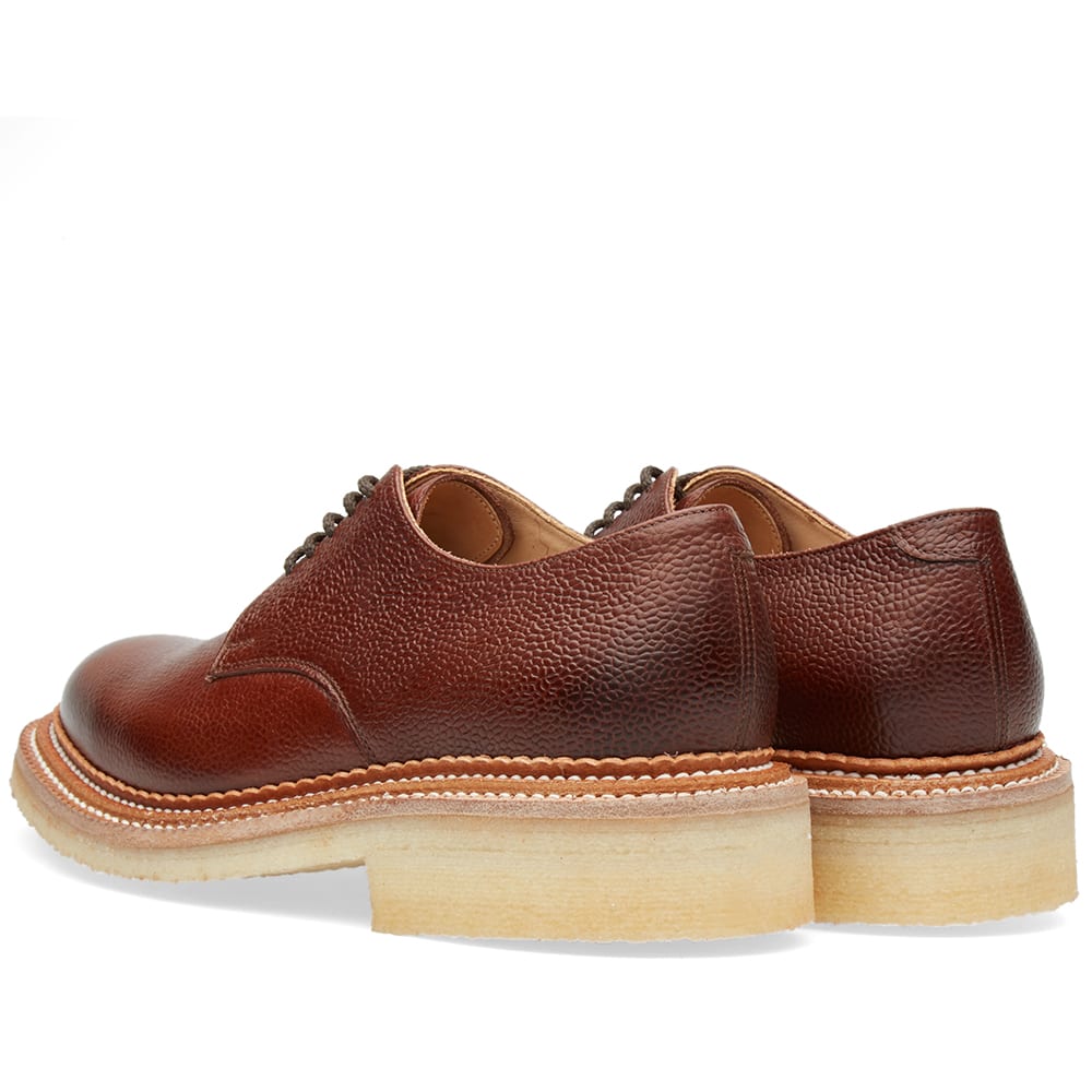Grenson x Nick Wooster NW2 Crepe Sole Derby Shoe Dark Brown Grain END