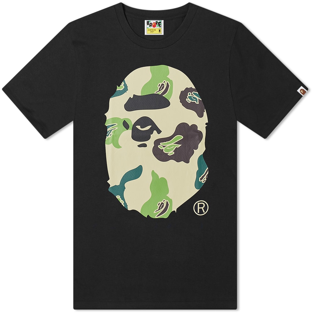 A Bathing Ape Def Camo Big Ape Head Tee 
