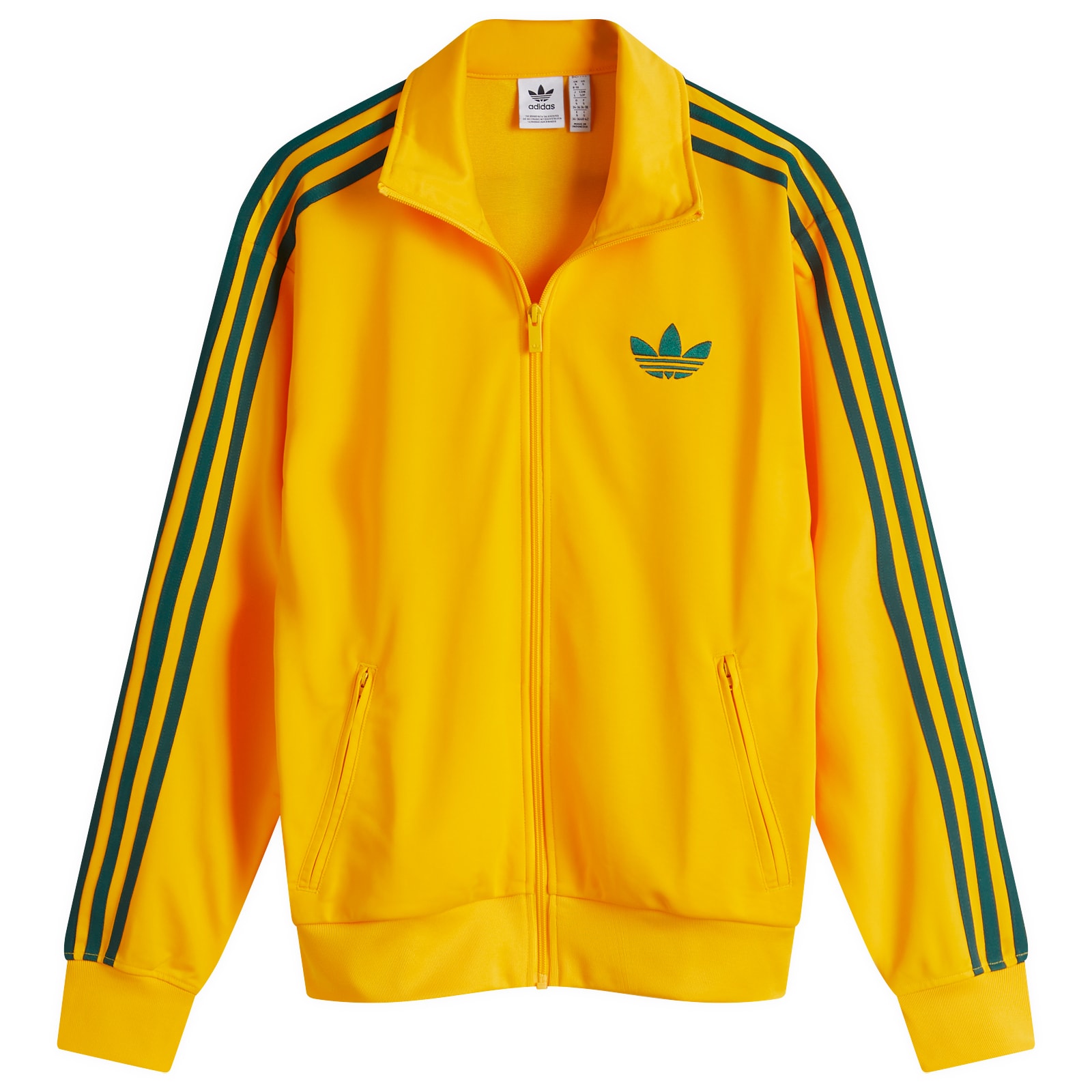 ✅00s adidas track Jersey setup yellow あの Adidas Firebird Loose Track Top Crew Yellow & Collegiate