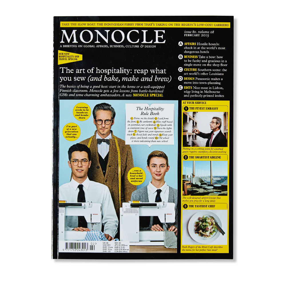 Monocle Issue 80, Volume 08. Feb 15 END.