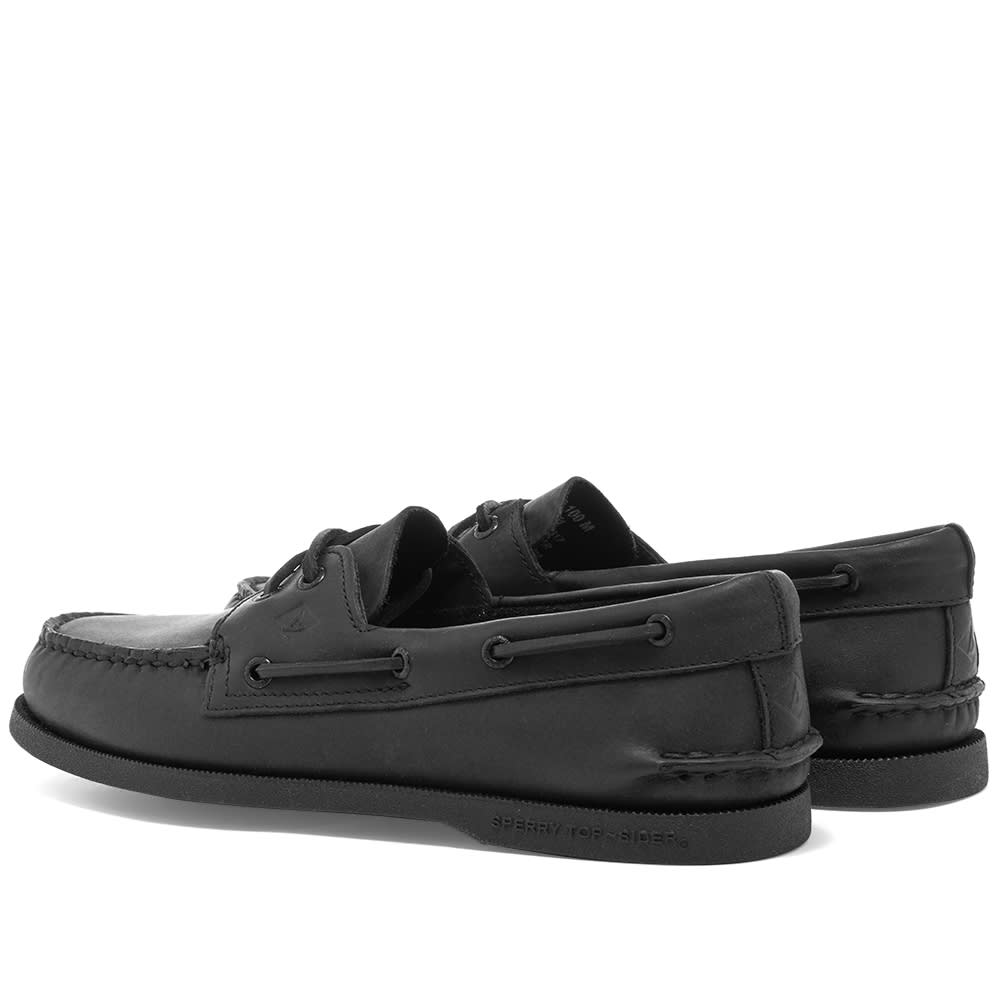black sperry sneakers