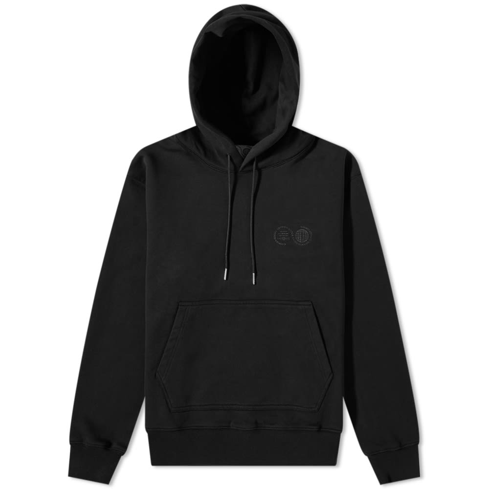 Purple Mountain Observatory Core Logo Hoodie Black END.