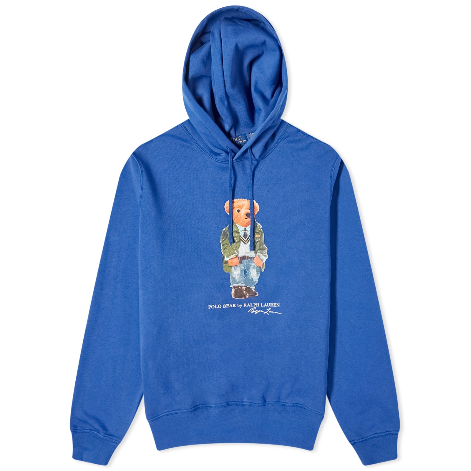 Polo Ralph Lauren Heritage Bear Hoodie Beach Royal | END.
