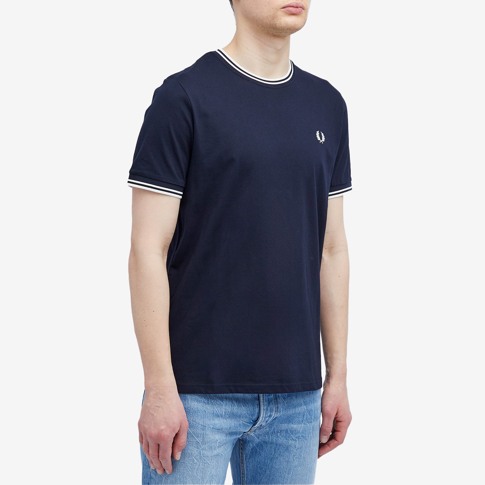 【FRED PERRY】 Twin Tipped T-Shirt Fred Perry twin tipped t-shirt in khaki | ASOS