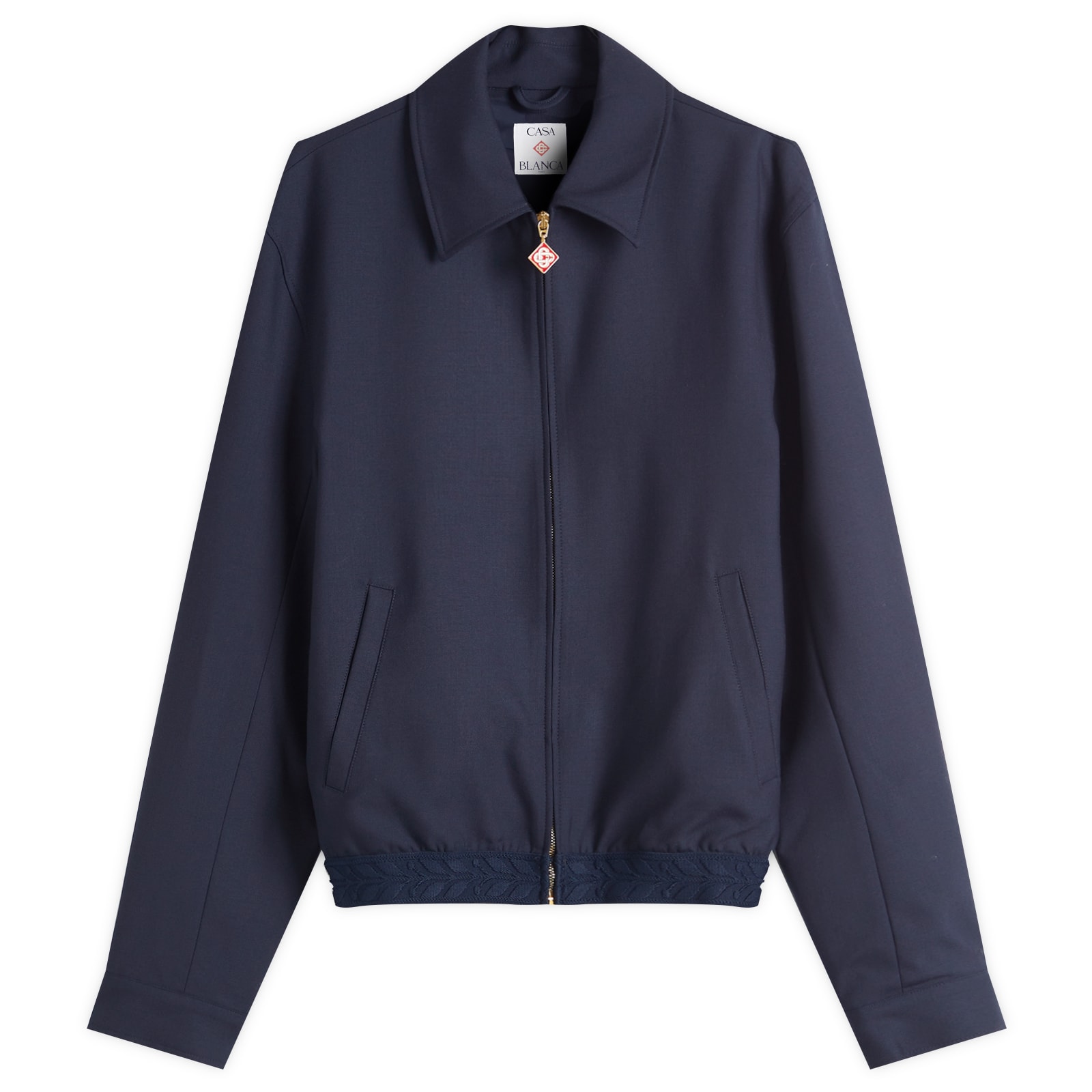 Casablanca Men's Navy Tailored Sports Jacket
