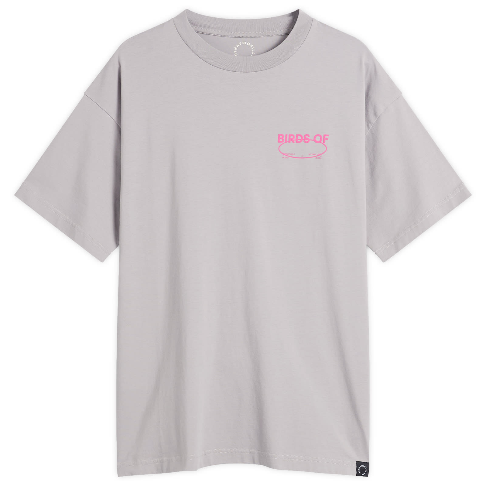 TGB Men’s Birds Of Bwindi T-Shirt Grey