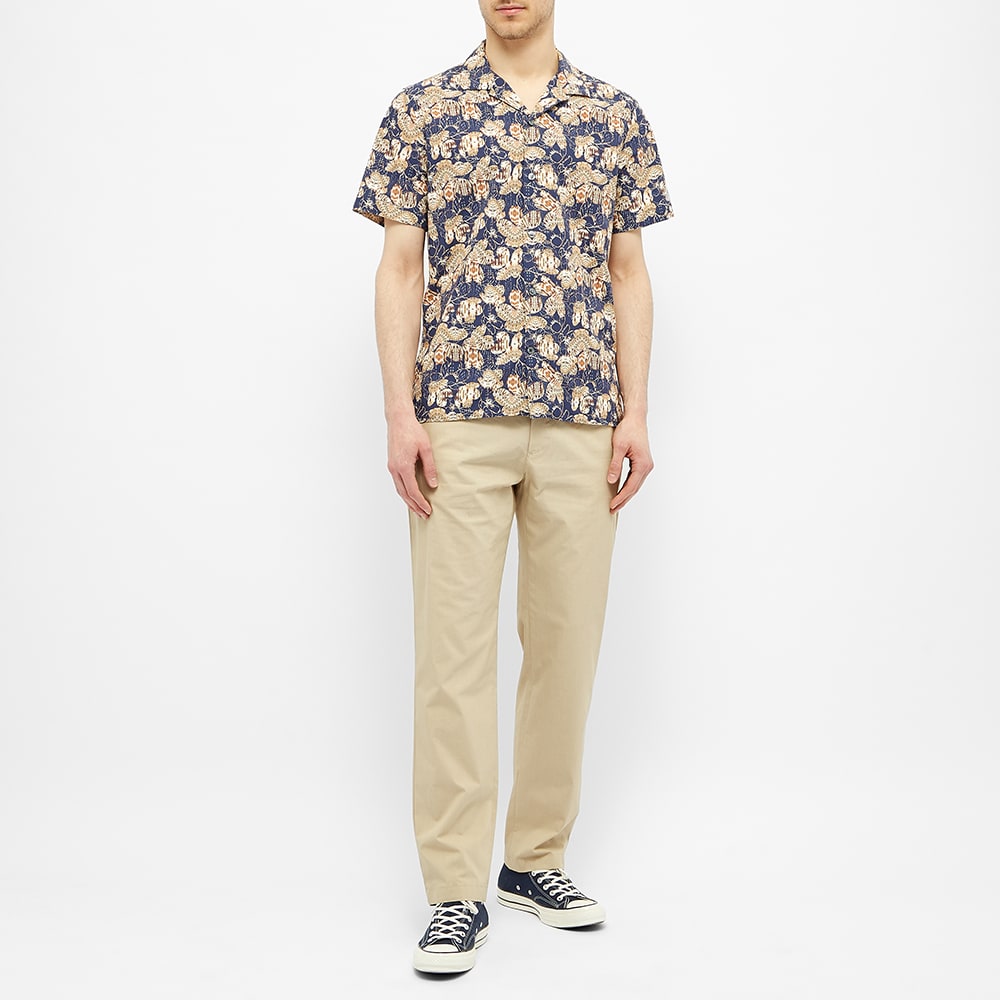 Nn07 Miyagi Print Vacation Shirt Navy Print End