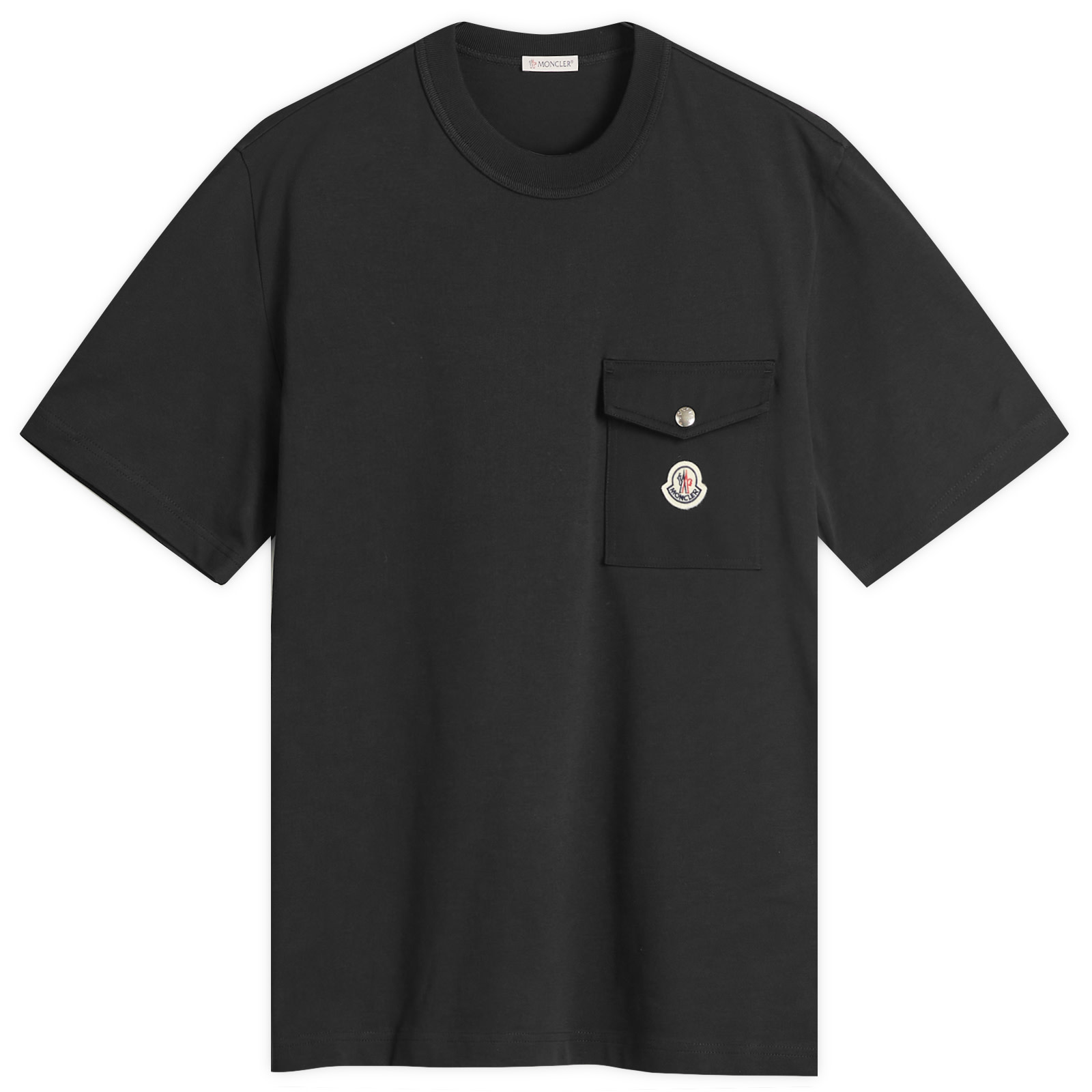 Moncler Heavy Cotton Pocket T-Shirt Black | END. (TW)