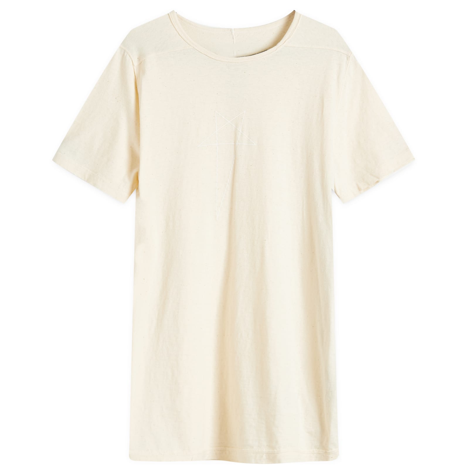 Rick Owens Drkshdw Men's Natural/Milk Level T-Shirt
