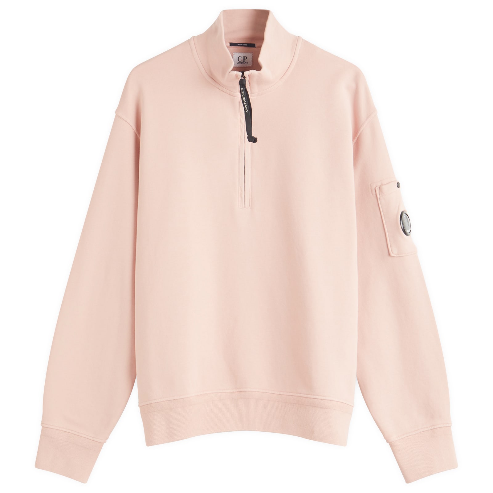 CP COMPANY｜SWEATSHIRTS (Diagonal Raised Fleece Mixed De CP Company Men's Diagonal Raised Fleece Mixed Quilted Crew