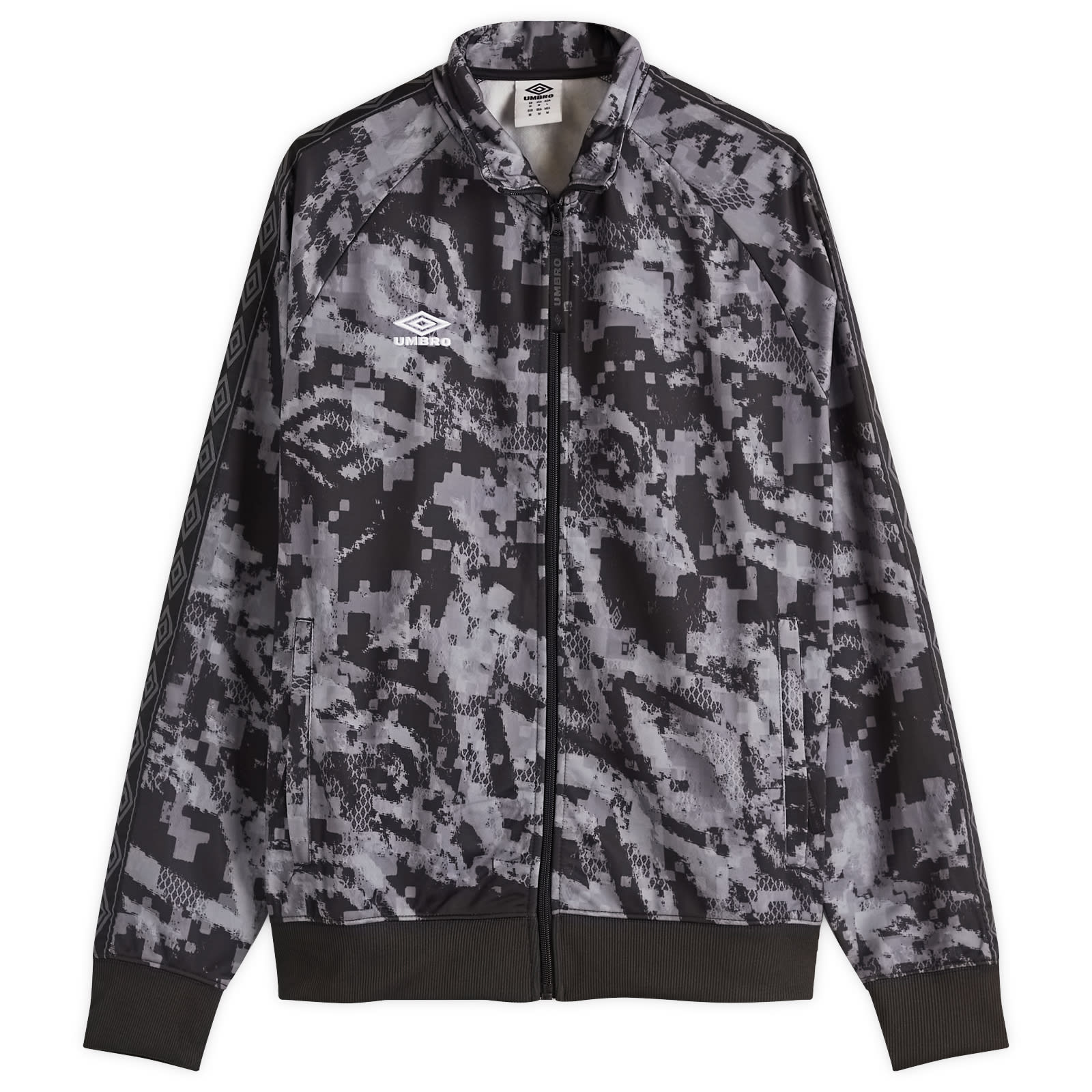 Umbro Unisex Black Camo Taped Digi Track Top
