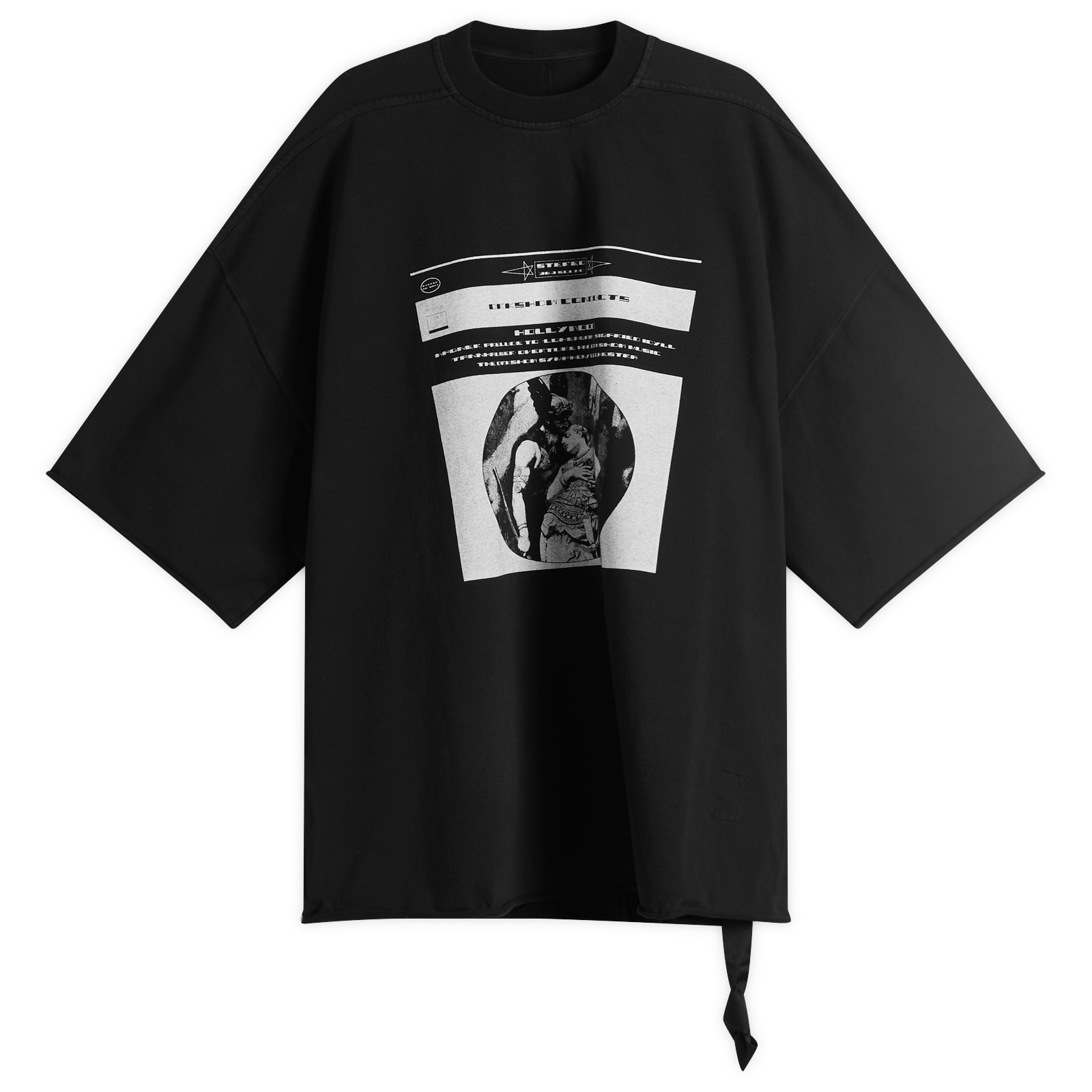 Rick Owens DRKSHDW Tommy T-Shirt Black & Milk | END. (US)