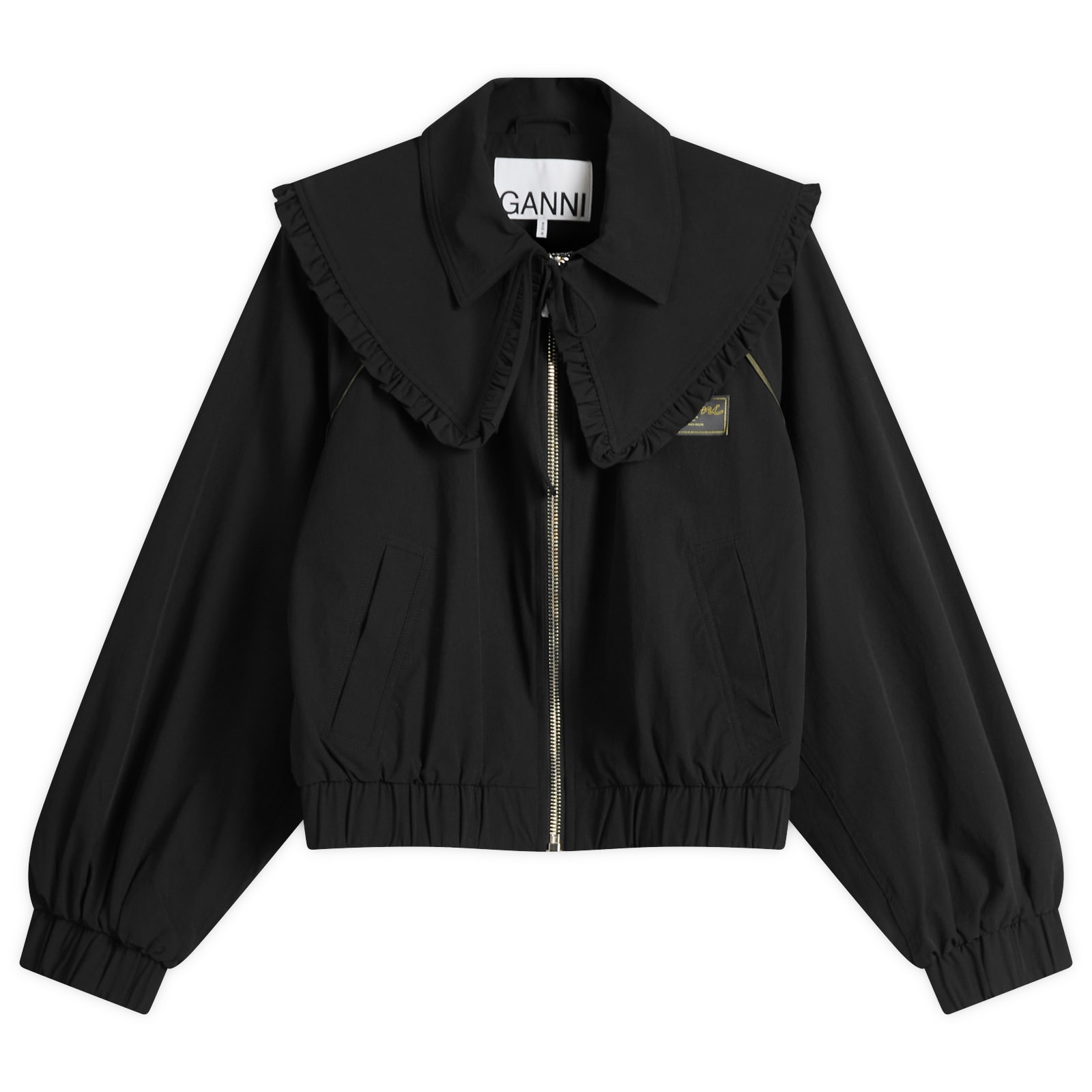 ジャケット GANNI Stretch Shell Jacket GANNI Stretch Shell Jacket Presented by END. Black | END. (AR)
