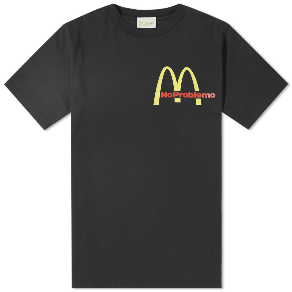aries - aries "fastfood tee" Tシャツ Aries Fast Food Tee Black | END. (CA)