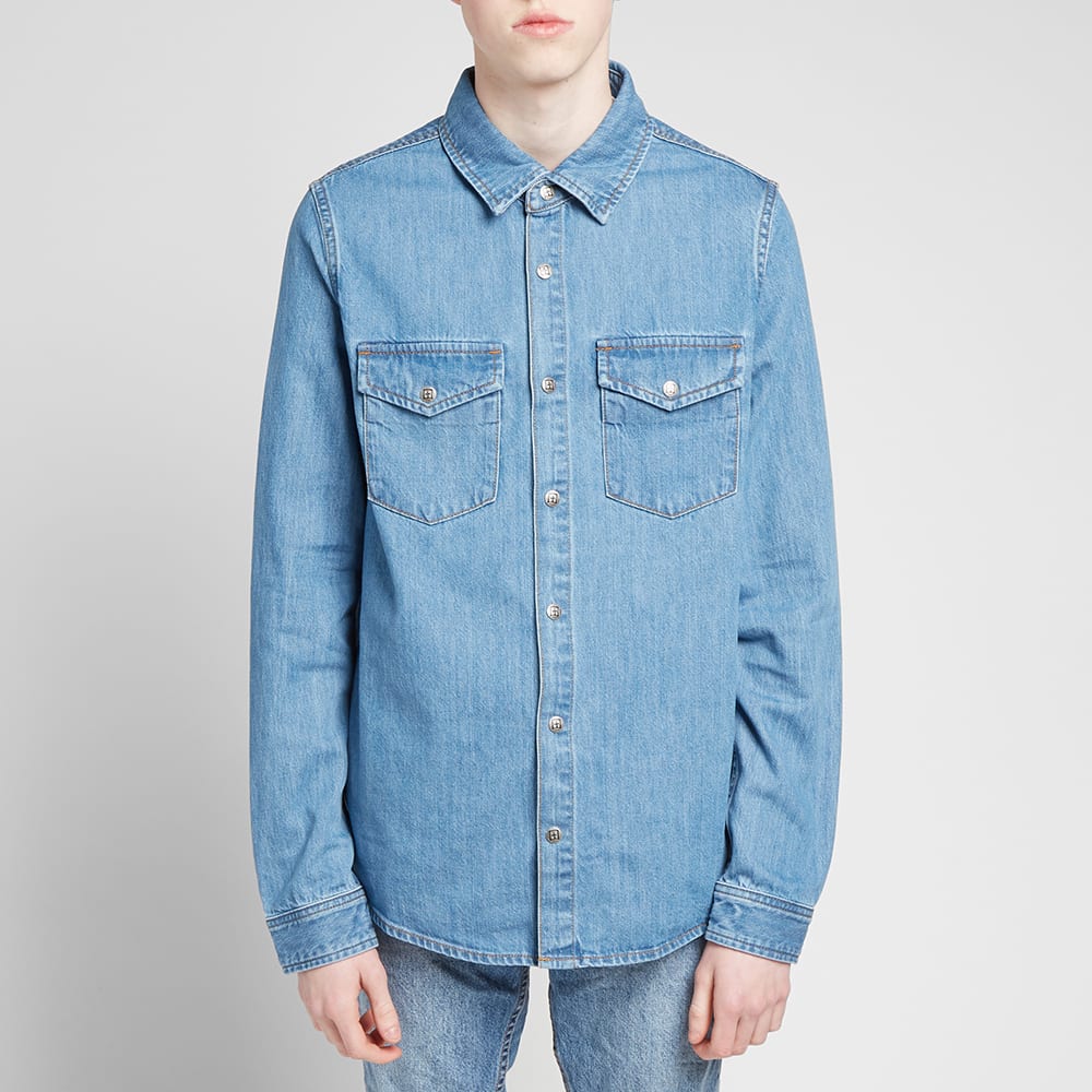 KSUBI Ksubi De Nimes Young American Denim Shirt,50000034796