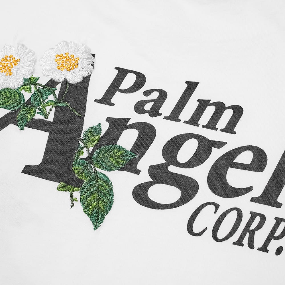 Palm Angels Daisy Logo Tee White 