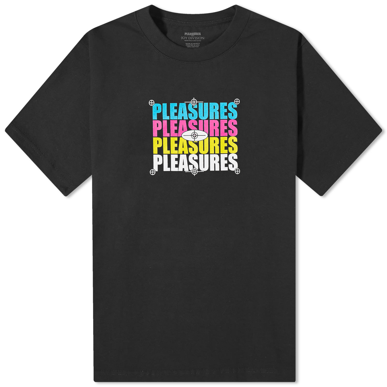 Pleasures CMYK T-Shirt Black | END. (US)