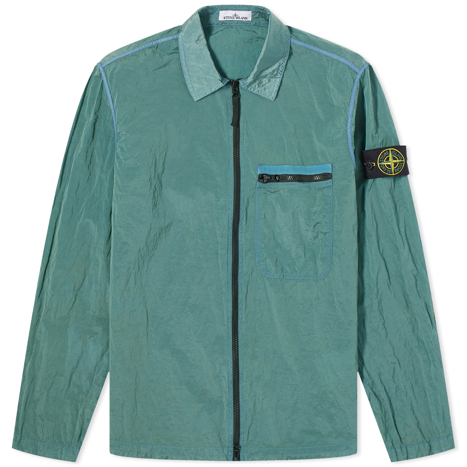 Limestone Shirt Jacket - Blue/Black