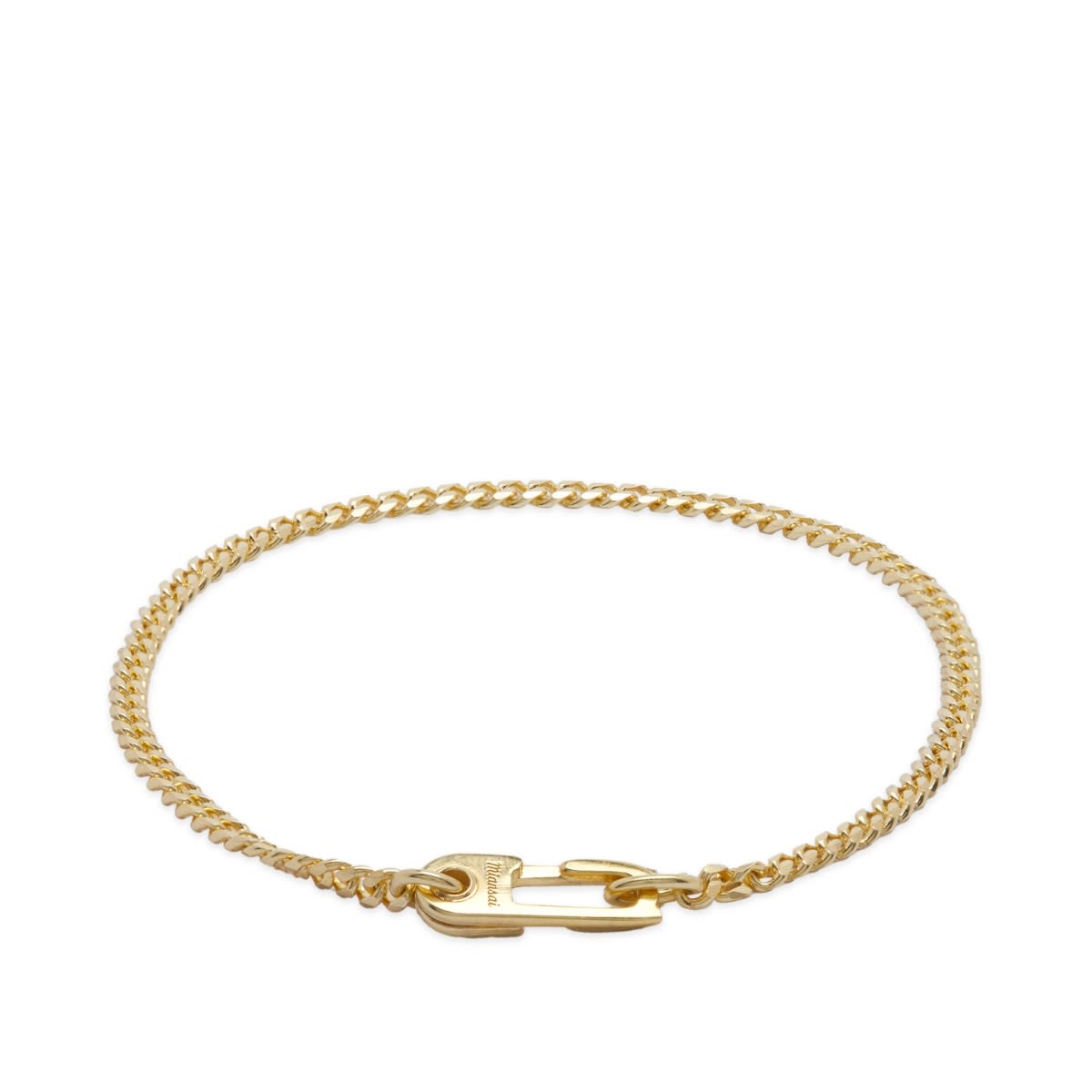 Miansai Men's Annex Cuban Chain Bracelet Gold - Curated Menswear