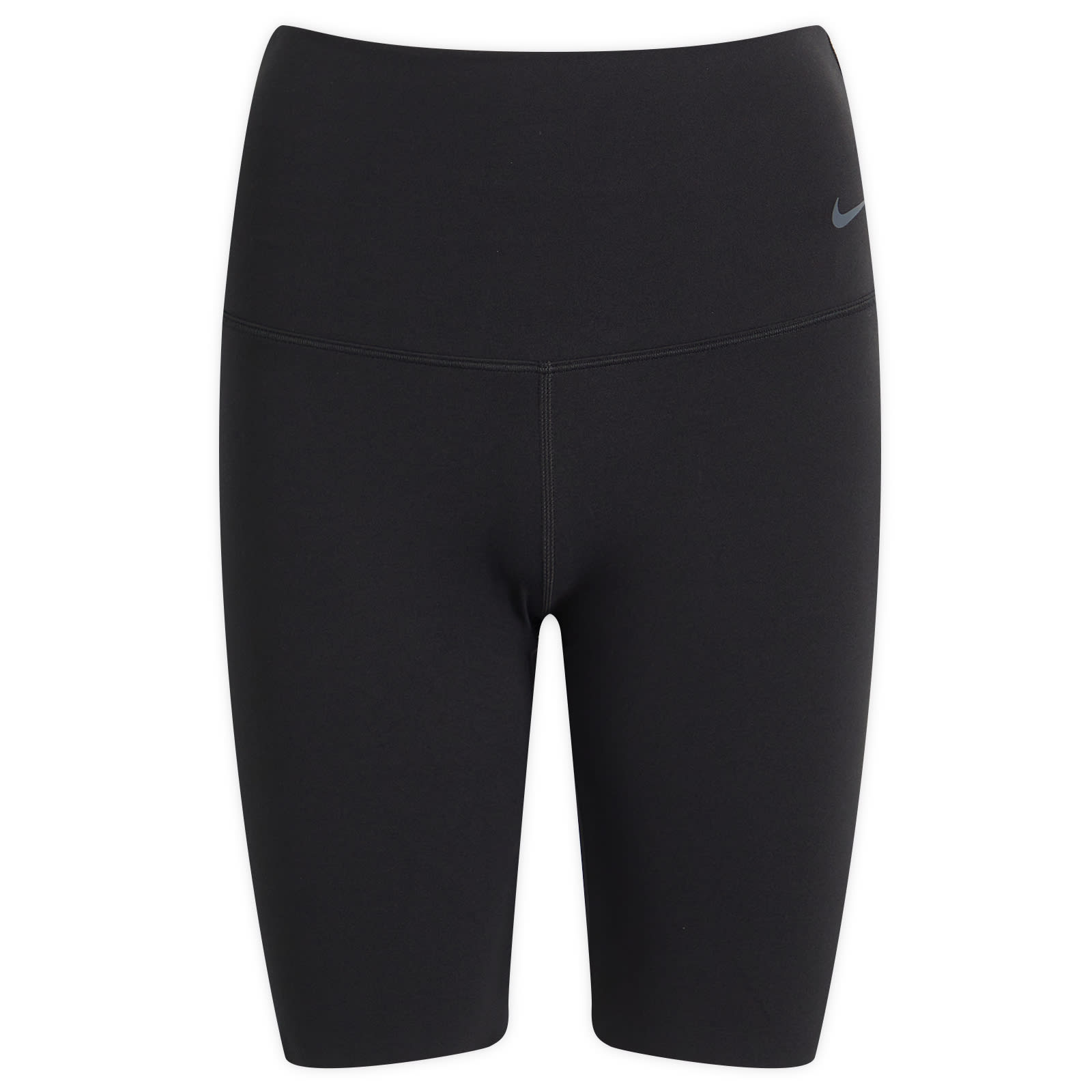 Nike Women's Black/Black Dri Fit Zenvy Hr 8" Short