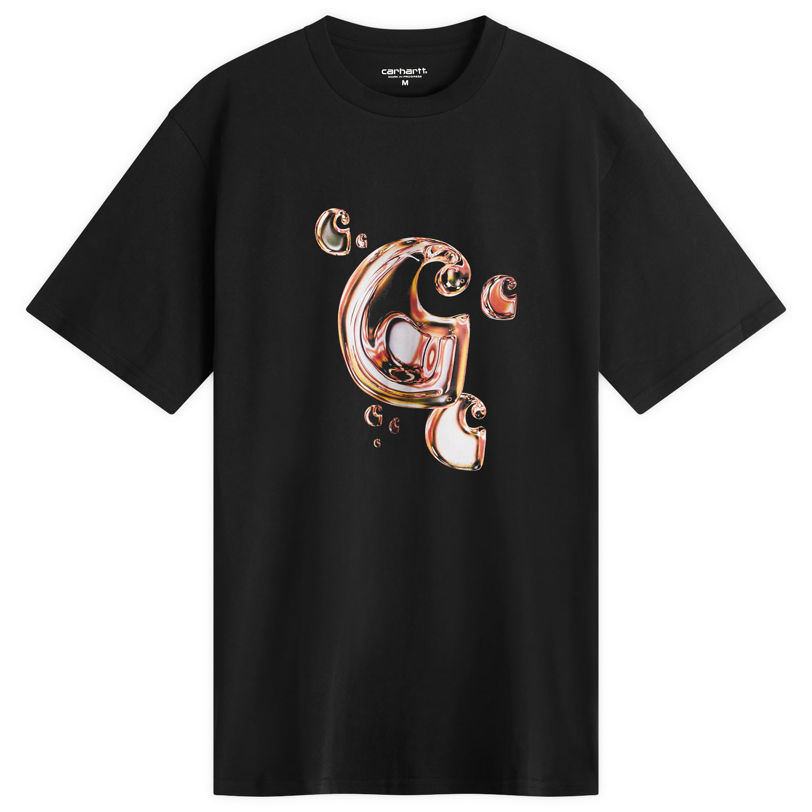 Carhartt WIP Solar Chrome C-Logo T-Shirt Black | END. (US)