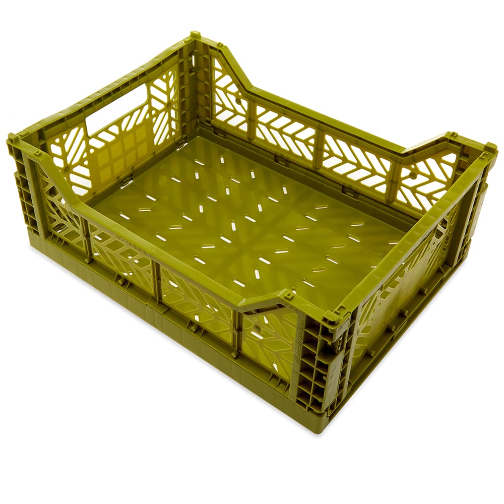 HAY Medium Colour Crate Olive END. (DE)