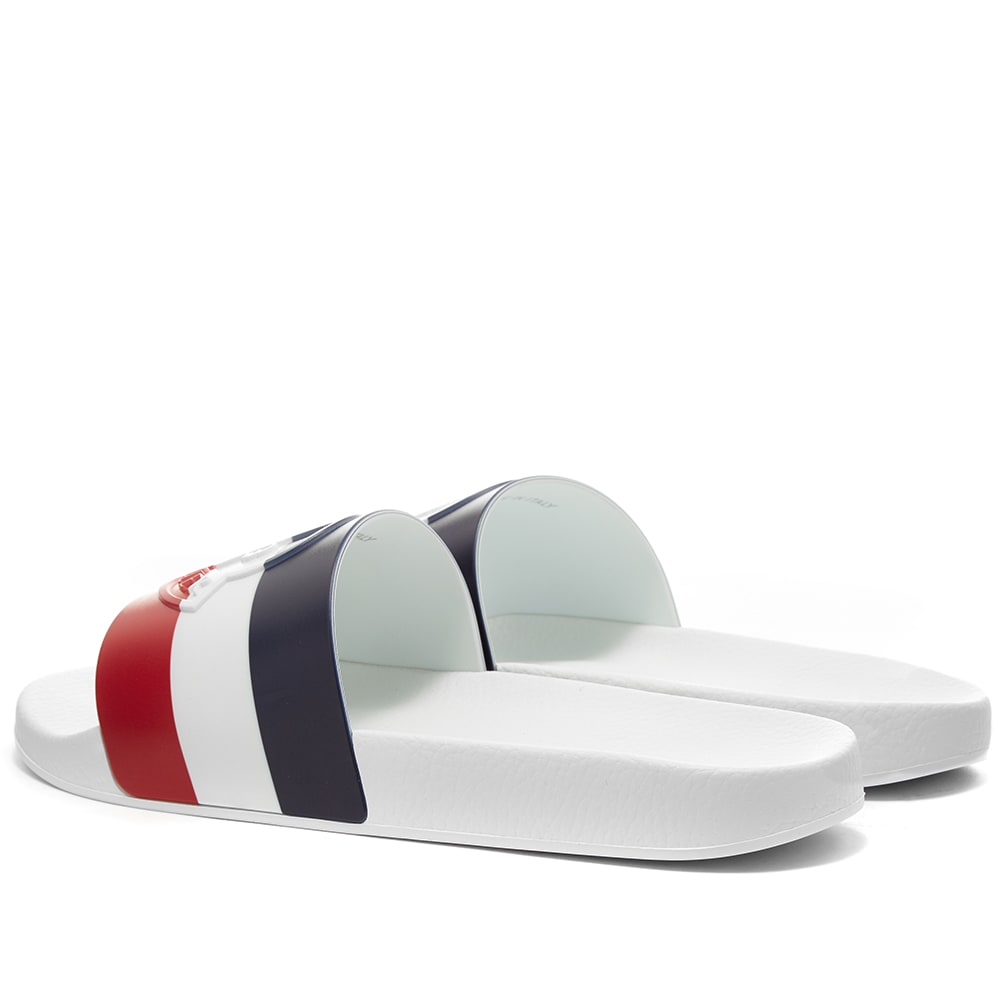 MONCLER Moncler Tricolore Pool Slide,10138-07857-43125