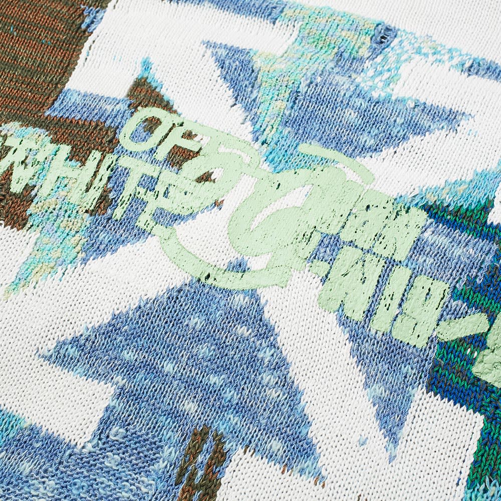 off white waterfall sweater