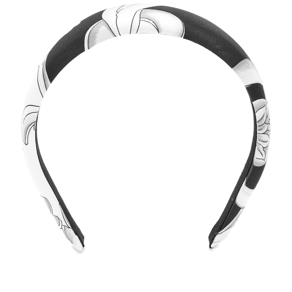 Versace Mono Print Headband Black END.