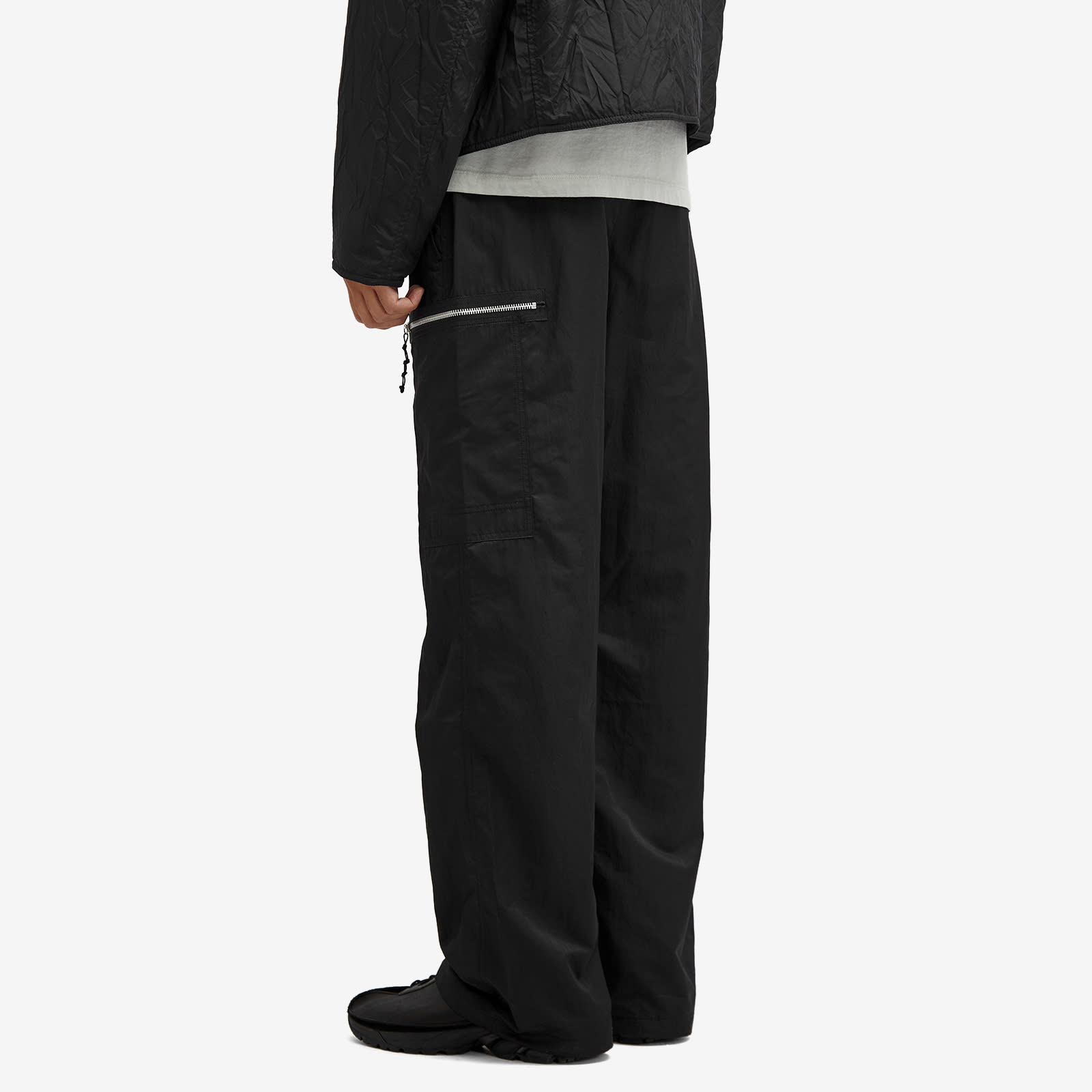 Our Legacy Men's Tactical Sateen Cargo Pants Black High Gloss