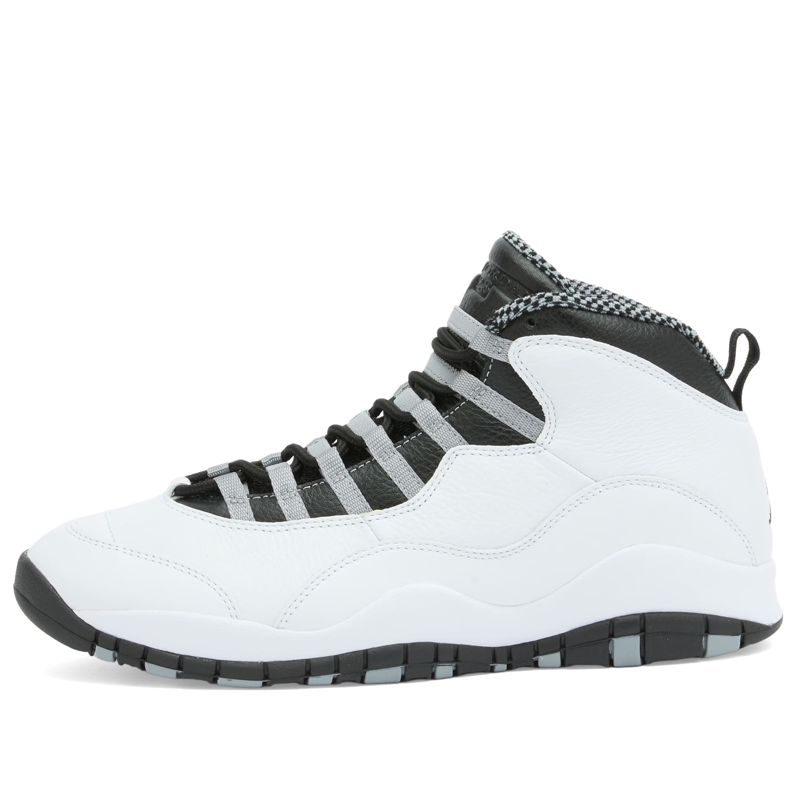 Air Jordan Men's 10 Retro Sneaker in White/Black/Blue - HJ6779-104