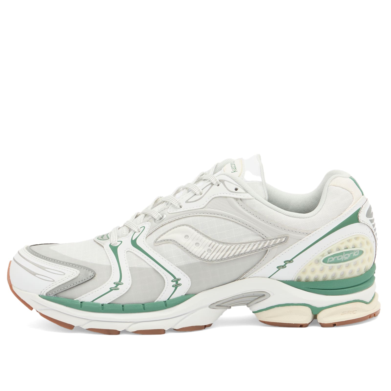 Saucony Men's Light Tan/Green Progrid Triumph 4 Sneaker