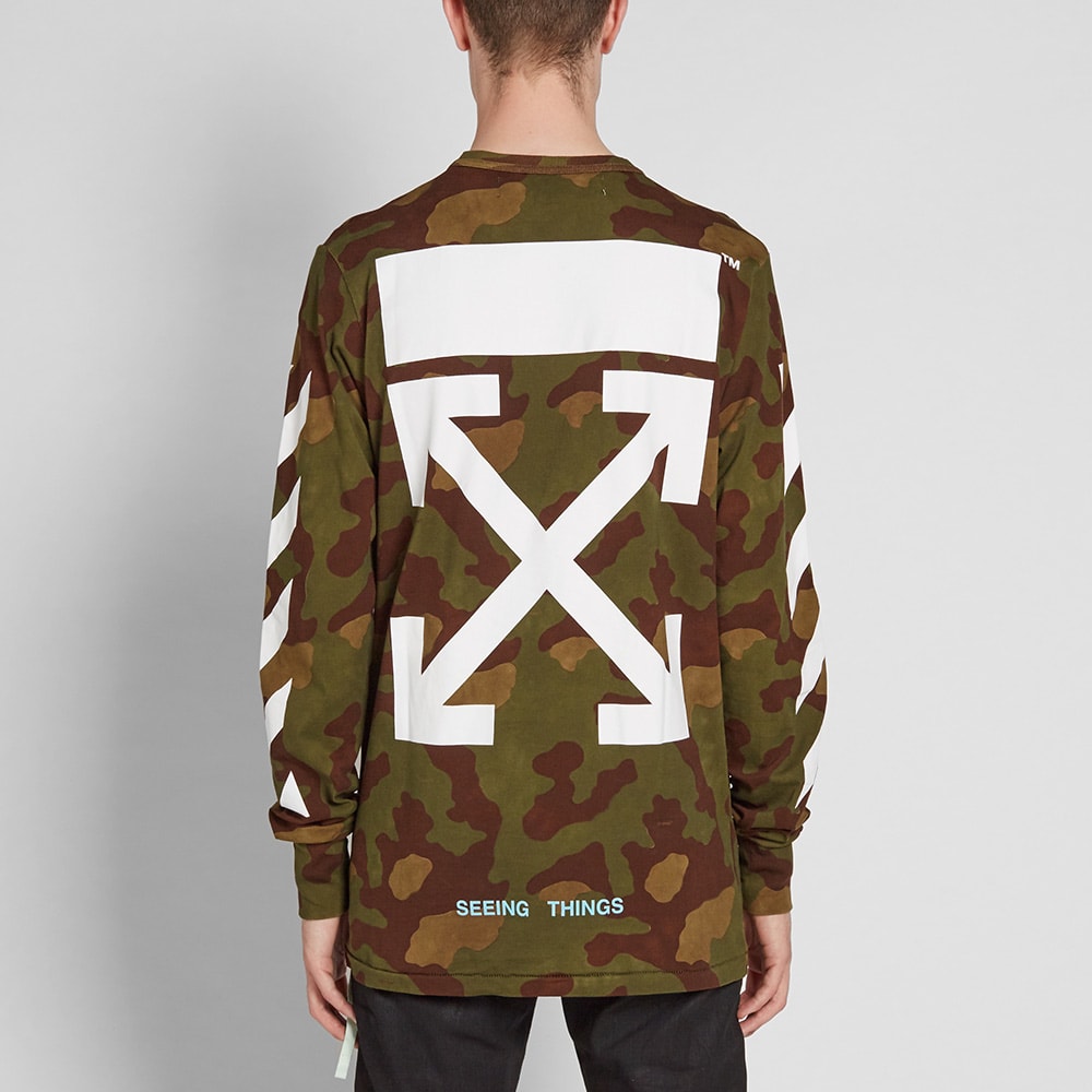 Off white camo shirt long sleeve clearance
