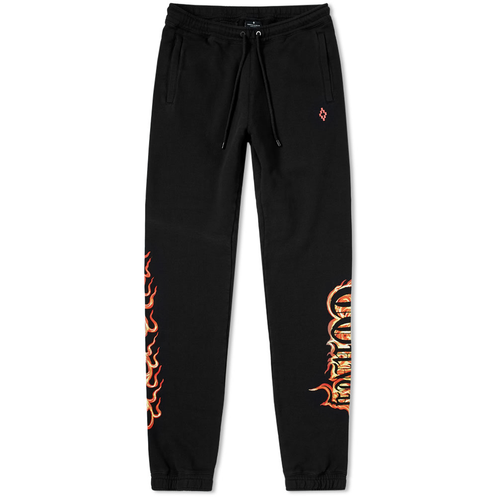 Marcelo Burlon Flame Sweatpants Black & Multi | END. (UK)