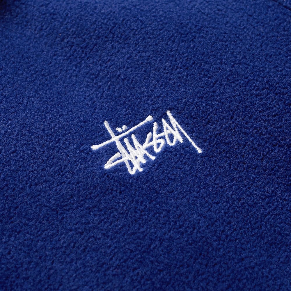 Stussy Polar Fleece Half Zip Royal | END.