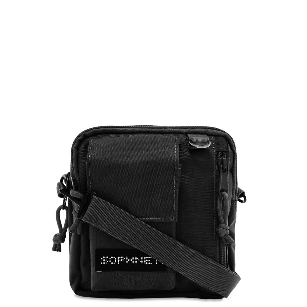 A handy sidekick for everyday outings, this small shoulder bag from Japanese label SOPHNET. is made with durable Cordura fabric. Its three zipped compartments keep your essentials organised, while the front pouch provides space for your phone. It’s finished with an adjustable strap and signed off with the iconic woven patch.CORDURA® NylonSnap Button PouchFront Zip Pocket2 Internal CompartmentsRemovable & Adjustable StrapZip ClosureWoven Brand Patch