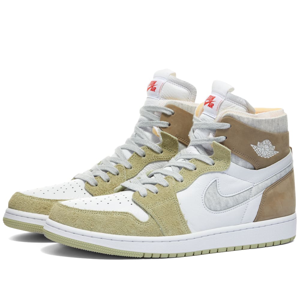 womens air jordan 1 zoom air cmft summit white