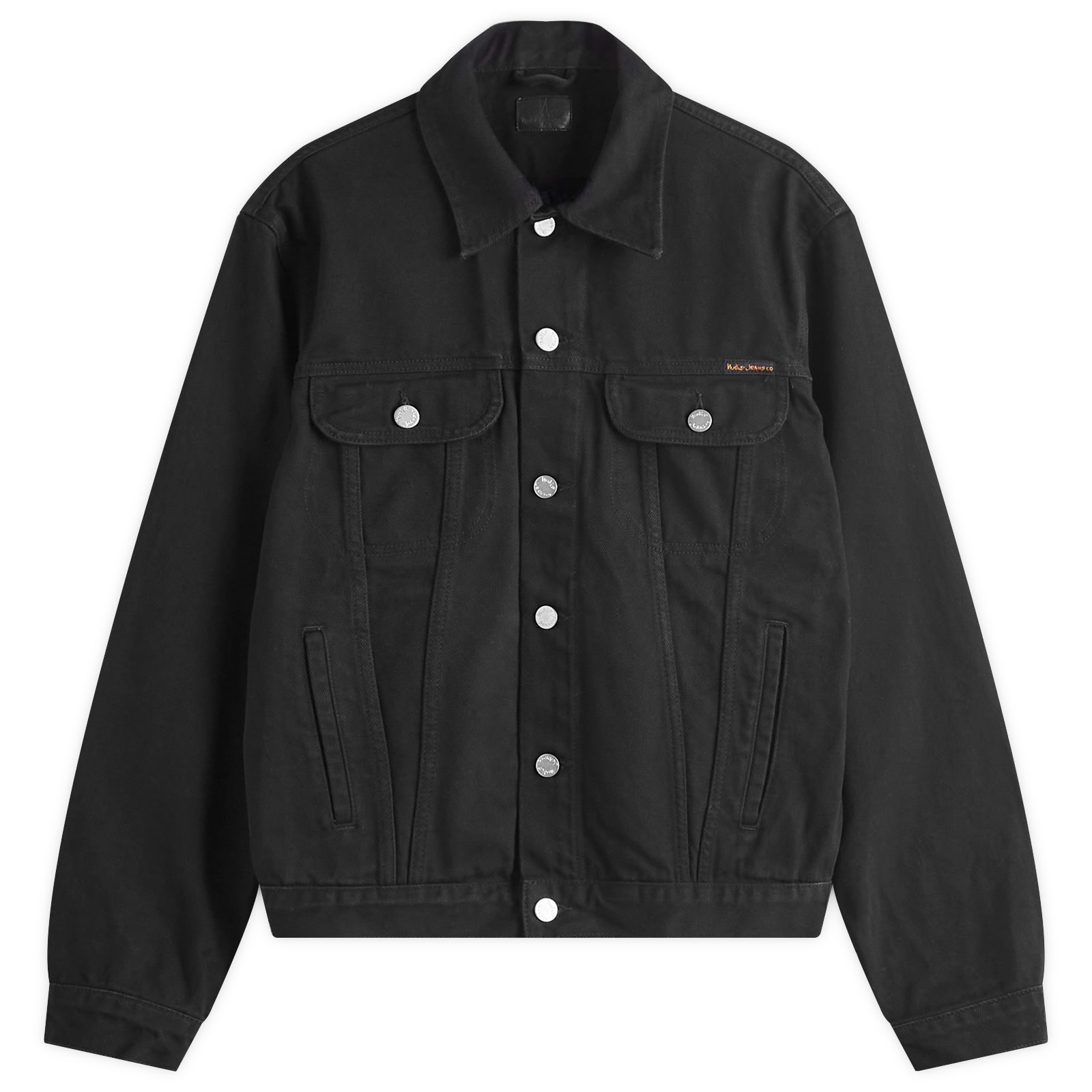 Nudie Danny Rinsed Denim Jacket Black | END. (AR) 